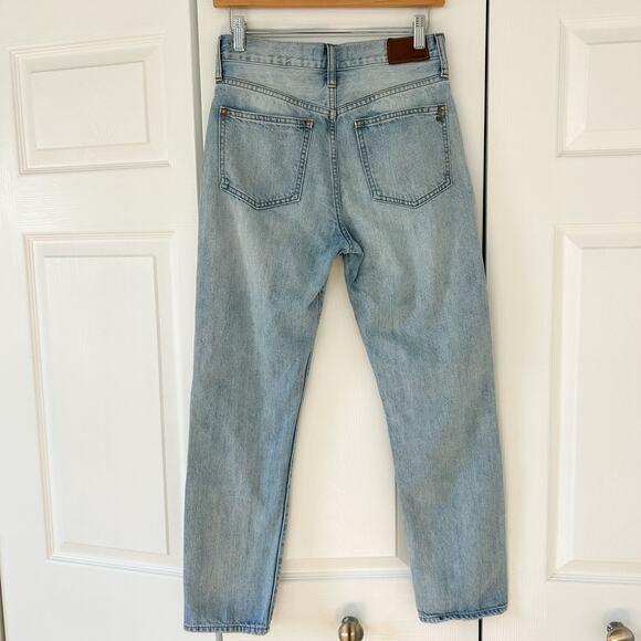 Madewell The Perfect Vintage Jean Light Wash High Rise Straight Leg 26 EUC - Picture 10 of 10